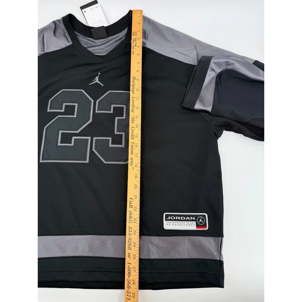 Jordan Nike Brooklyn Hockey Collegiate Jersey Black‎ HV0109-010 Large